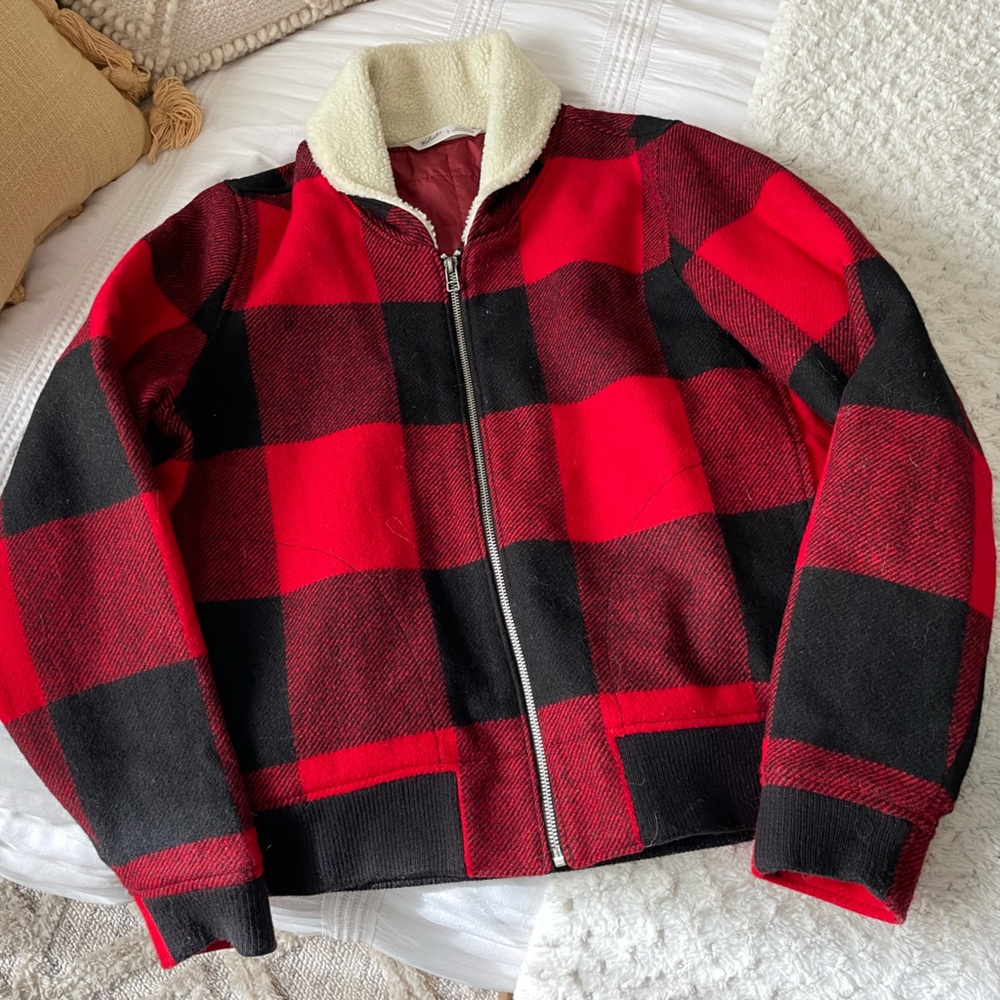 Woolrich Buffalo Plaid Women’s jacket size large NWOT